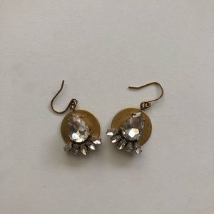 J.Crew Gemstone Disc Earrings